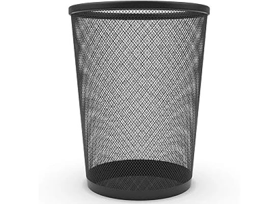 Metal Black Bin